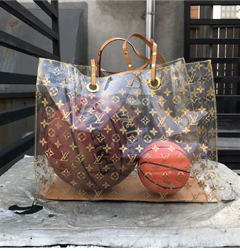 louis vuitton bag plastic|louis vuitton clear tote bag.